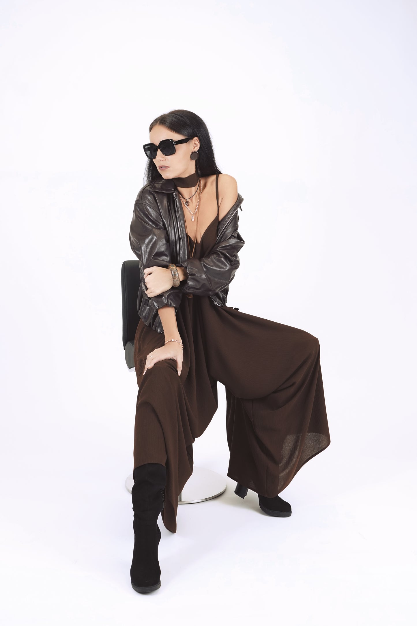 Oversize jumpsuit with pockets