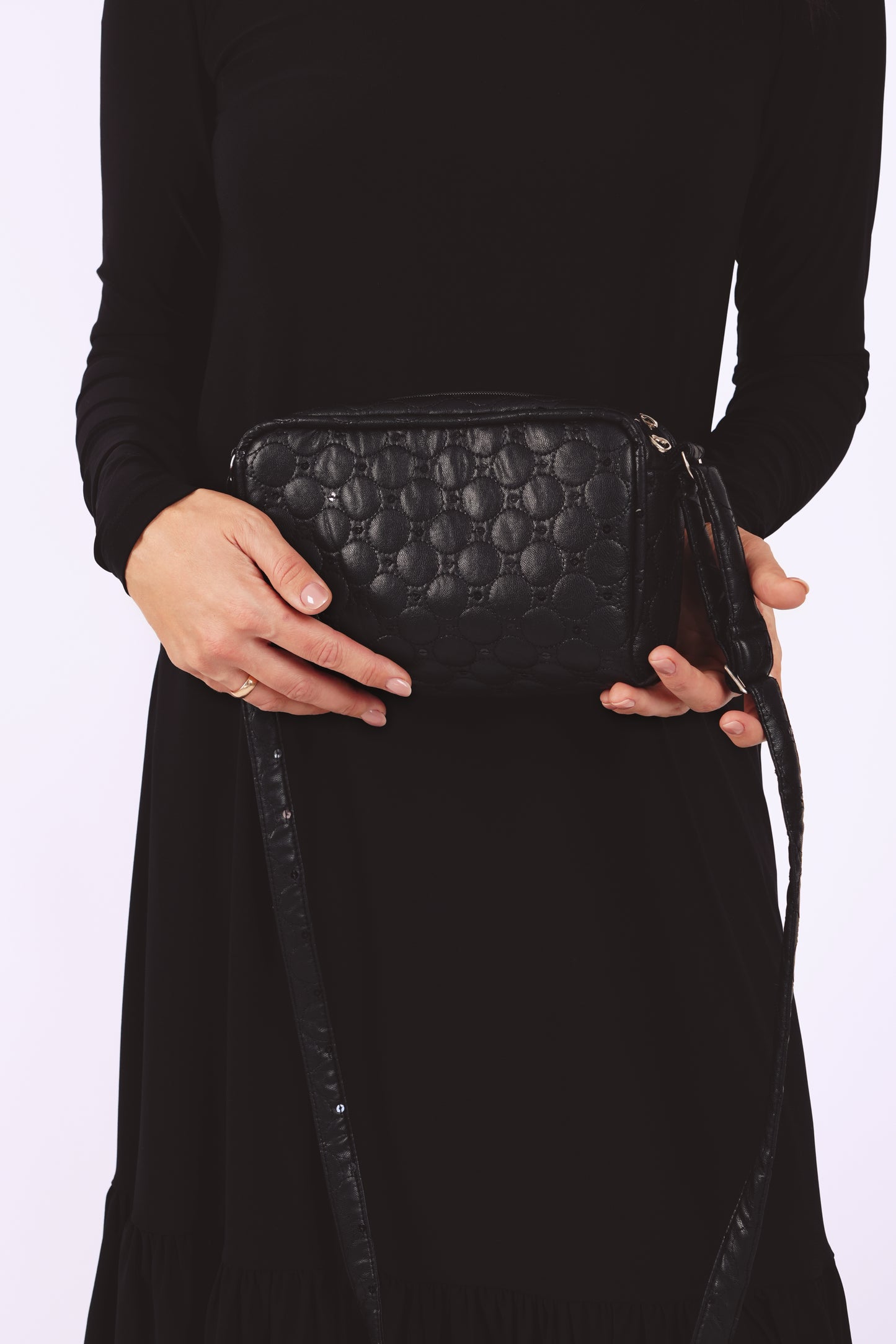 Black shoulder bag