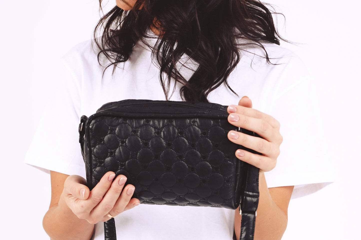Black shoulder bag