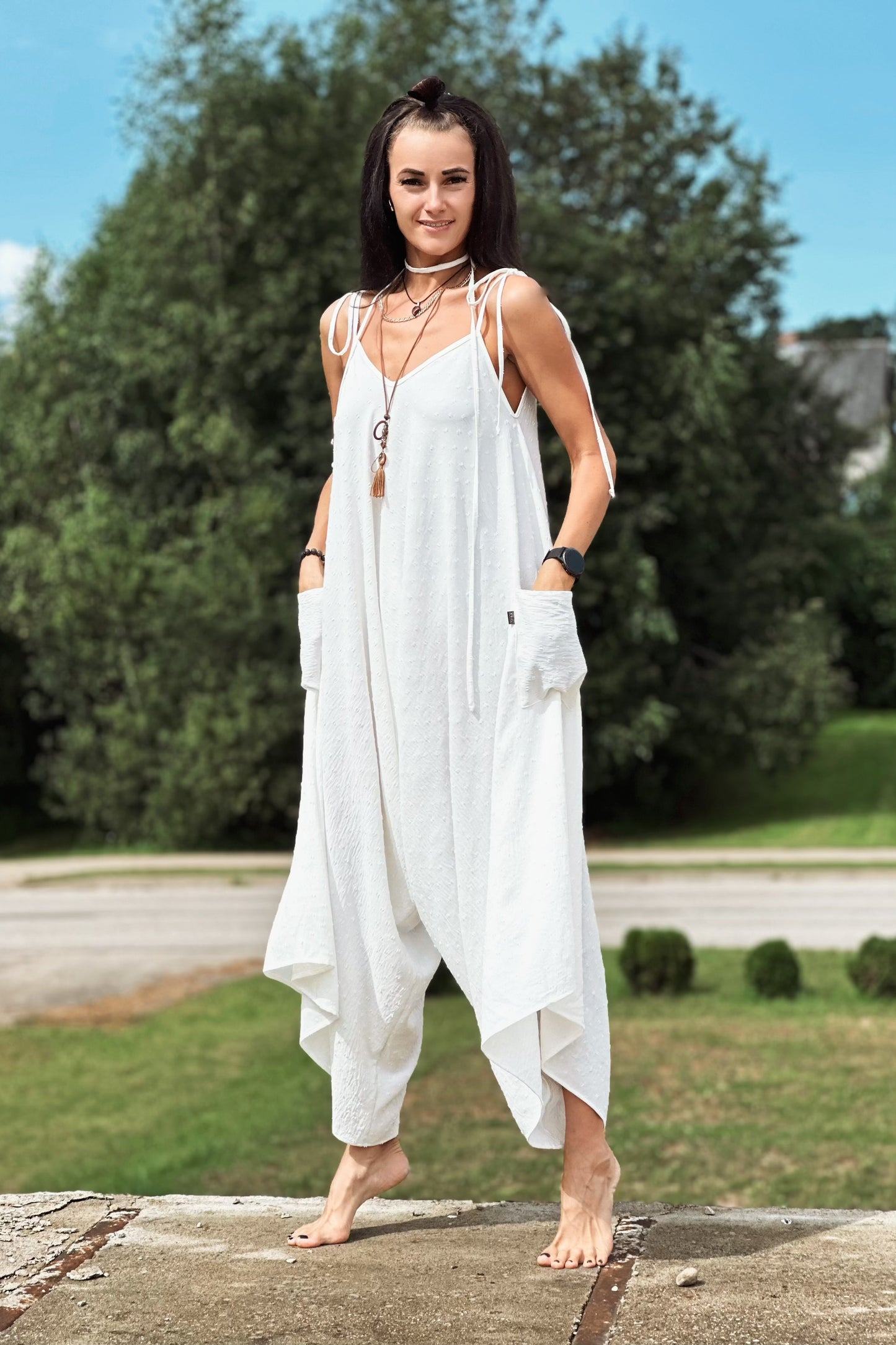 Oversize kombinezons ar kabatām