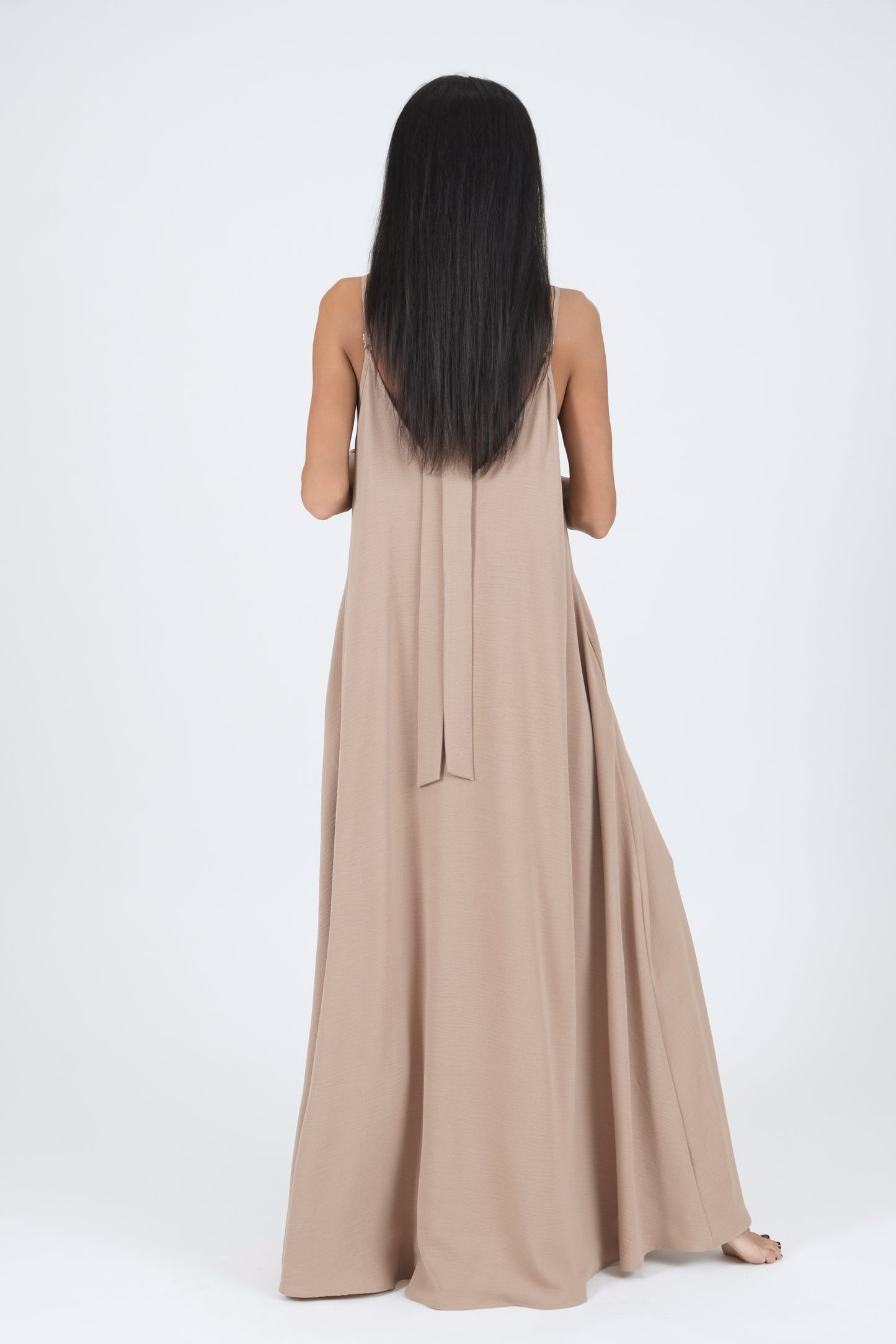 Gara A silueta kleita, rose