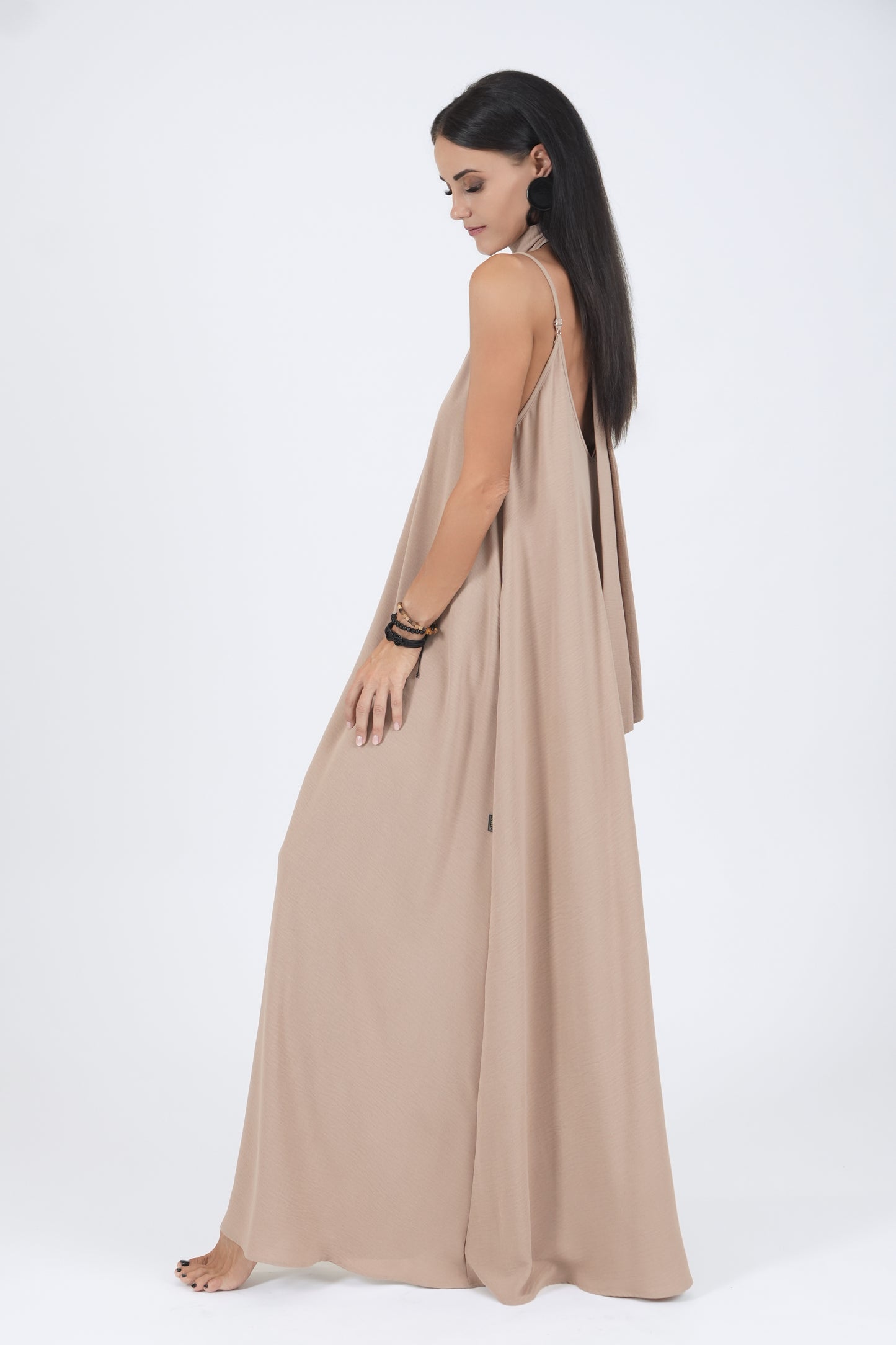 Gara A silueta kleita, rose