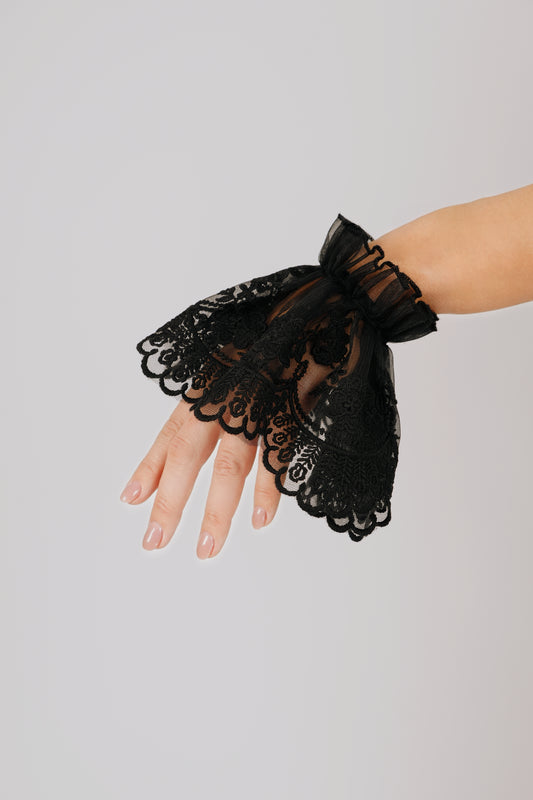 Black Gothic Lace Cuffs