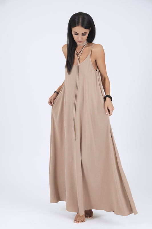 Gara A silueta kleita, rose